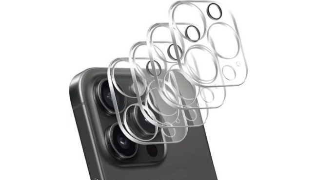 Vetrino Proteggi Fotocamera per iPhone (tutti i modelli)